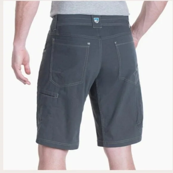 💘KÜHL Men’s Radikl 10" Hiking Shorts – Size 34 Grey – Techcore Gorpcore Tactica - Picture 2 of 10